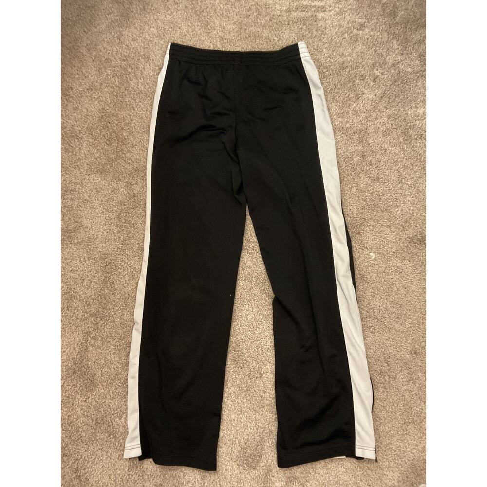 Nike Women's Retro Y2K Black/White Warm Up Athletic Side Zipper Workout Pants, M - Picture 5 of 9